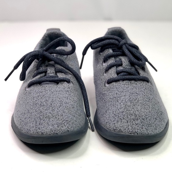 allbirds wool runners trainers sneakers lace up grey speckle merino wool size 8 - Picture 5 of 10